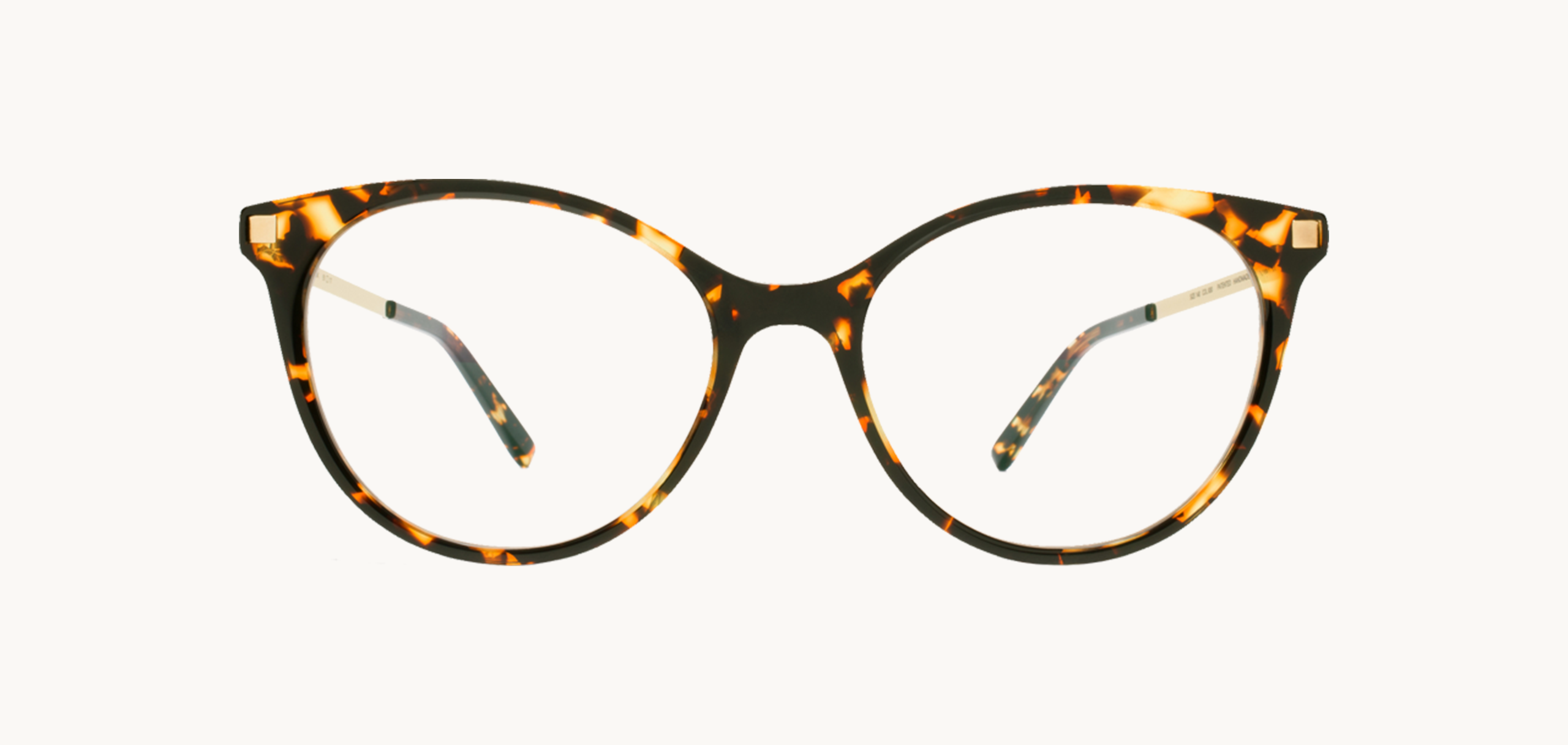 Lunettes de vue Nanook - , Mykita, Papillon , de couleur Moucheté Dorée.