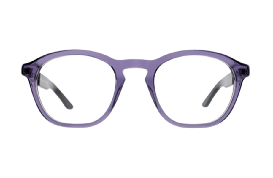 Lunettes de vue 1960M - , Emmanuel Khan, Carrée Ovale, de couleur Violet Transparent.