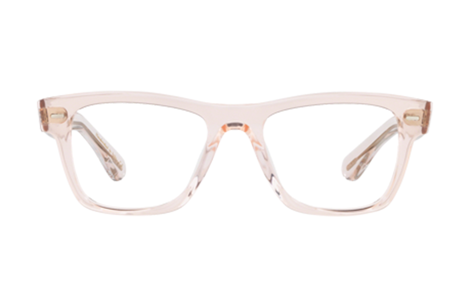 Lunettes de vue OLIVER - , Oliver Peoples, Rectangle , de couleur Transparent Rose.