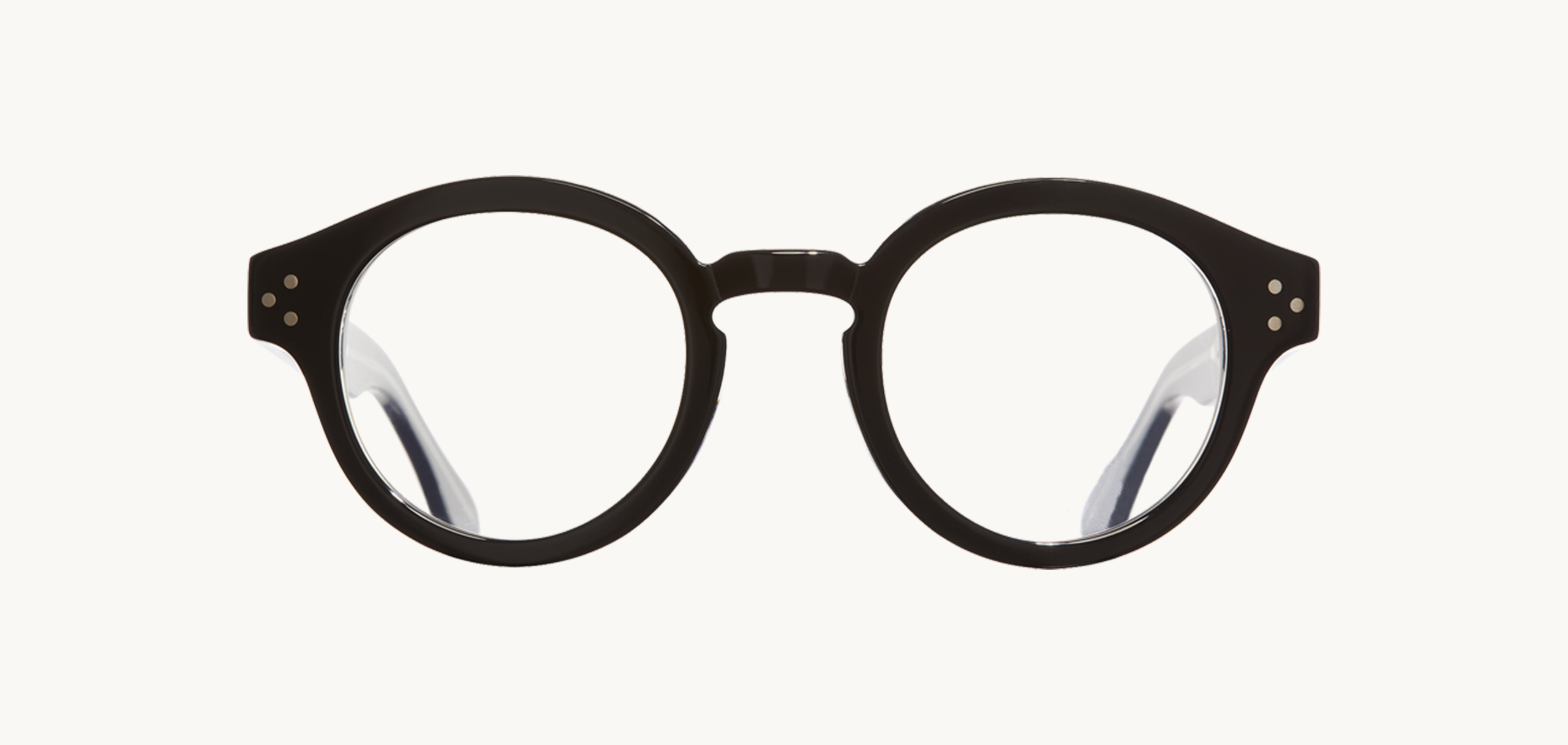 Lunettes de vue 1291 - , Cutler&Gross, Ronde , de couleur Noir .