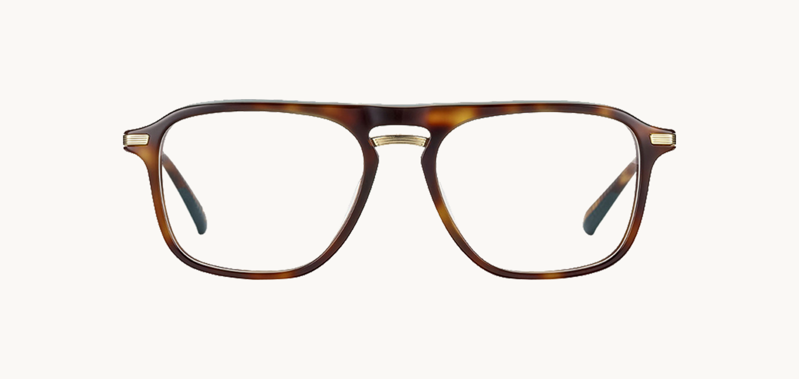 Lunettes de vue CANYON - , Etnia Barcelona, Rectangle Pilote, de couleur Ecaille foncée Dorée.