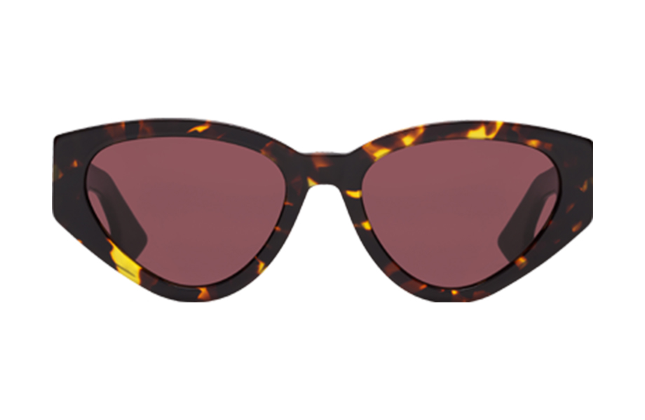 Lunettes de soleil Spirit2 - , Dior, Rectangle Hexagonale, de couleur Rose Ecaille foncée.