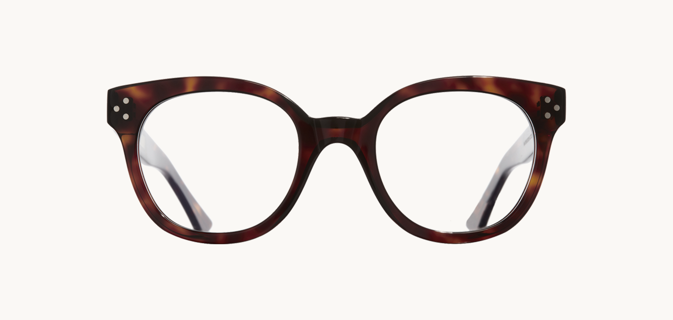 Lunettes de vue 1298 - , Cutler&Gross, Pantos Papillon, de couleur Ecaille foncée Marron.