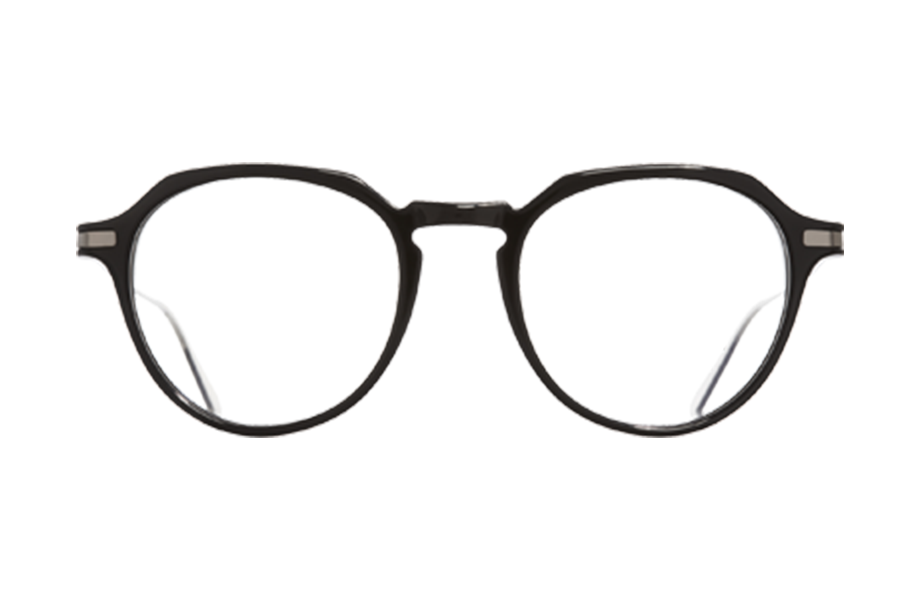 Lunettes de vue 1302 - , Cutler&Gross, Pantos , de couleur Noir Argentée.