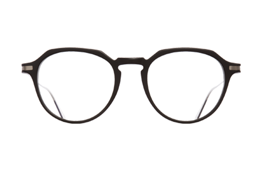 Lunettes de vue 1302 - , Cutler&Gross, Pantos , de couleur Noir Argentée.