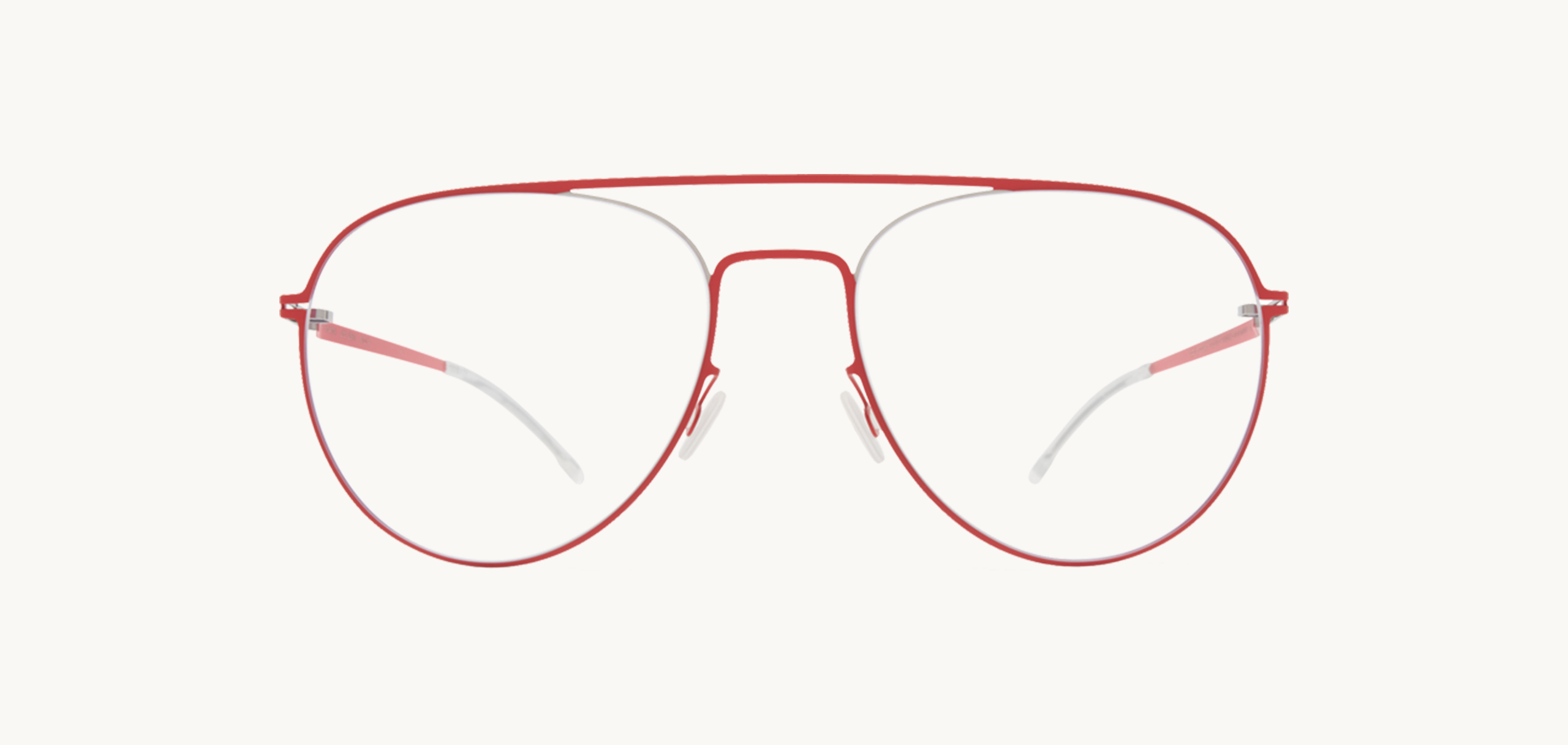 Lunettes de vue Eero - , Mykita, Pilote , de couleur Rouge .