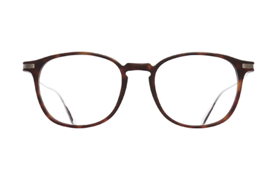 Lunettes de vue 1303 - , Cutler&Gross, Carrée , de couleur Ecaille foncée Marron.