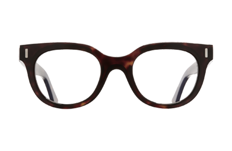 Lunettes de vue 1304 - , Cutler&Gross, Carrée Papillon, de couleur Ecaille foncée Marron.