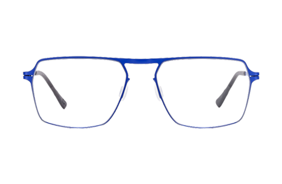 Lunettes de vue DUOMO - , Etnia Barcelona, Rectangle Pilote, de couleur Bleu .