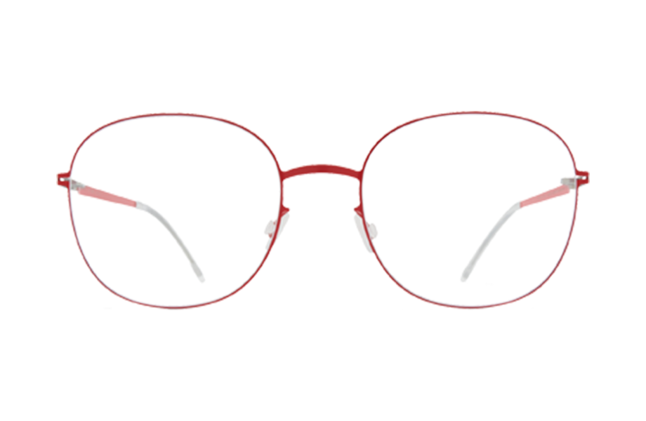 Lunettes de vue Liska - , Mykita, Ronde , de couleur Rouge .