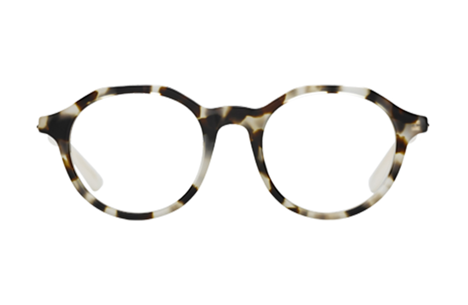 Lunettes de vue Montaigne38 - , Dior, Pantos , de couleur Ecaille claire Gris.