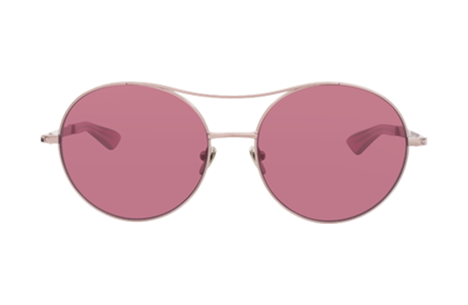 Lunettes de soleil 3050J - , Emmanuel Khan, Ronde Pilote, de couleur Argentée Rose.