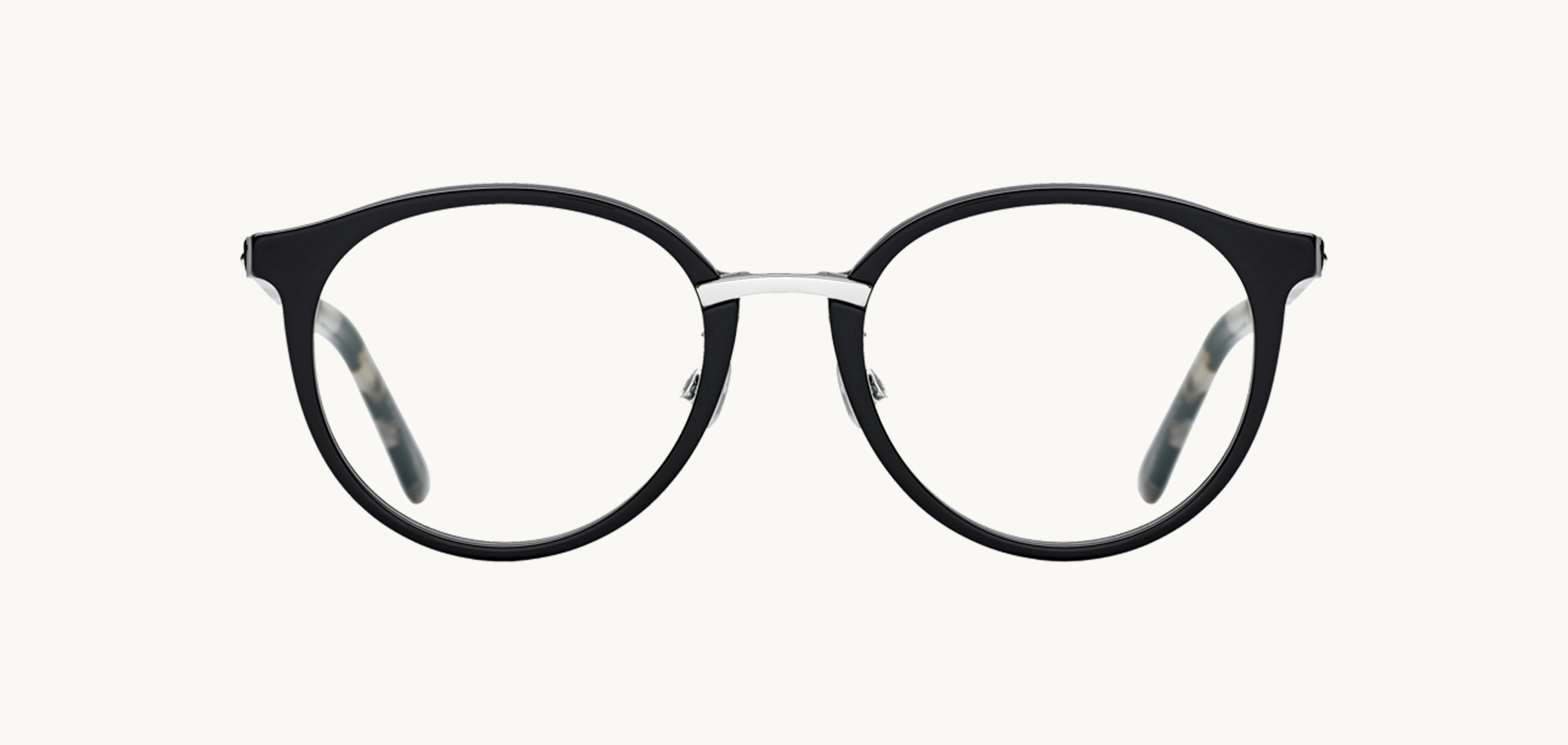 Lunettes de vue Montaigne39F - , Dior, Ronde Papillon, de couleur Noir Argentée.