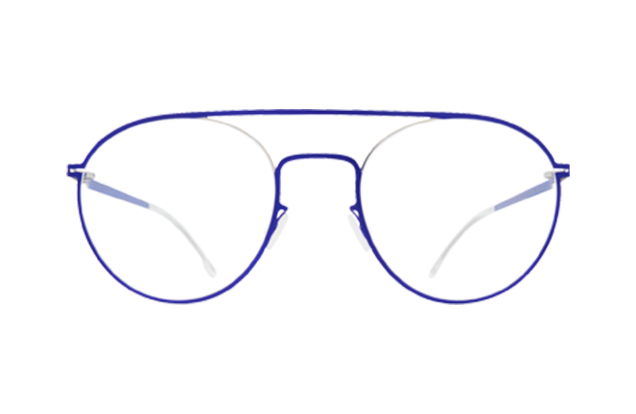 Lunettes de vue Minttu - , Mykita, Pilote Pantos, de couleur Bleu .