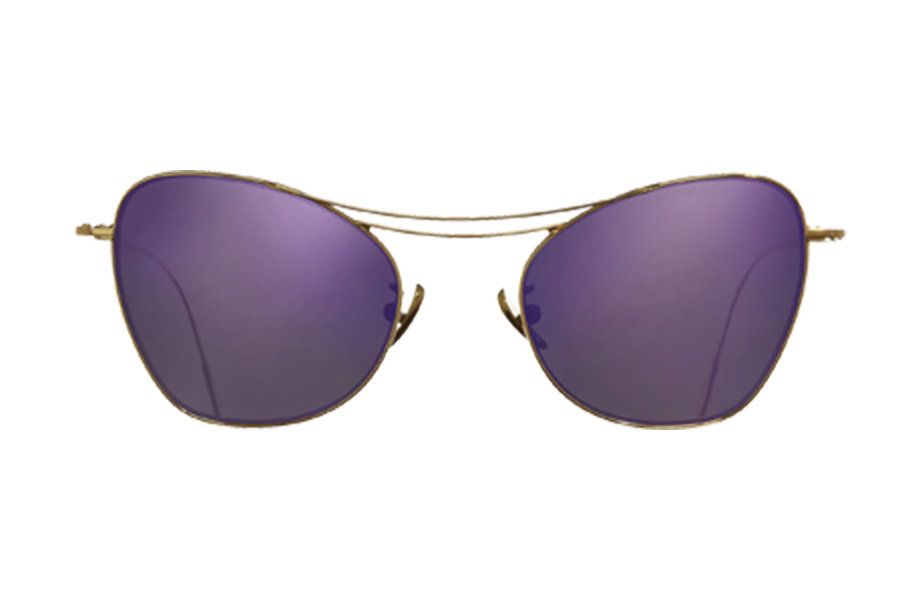 Lunettes de soleil 1307 - , Cutler&Gross, Papillon , de couleur Dorée .