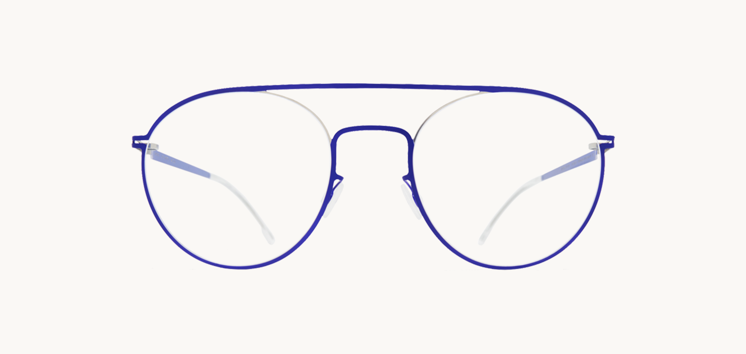 Lunettes de vue Minttu - , Mykita, Pilote Pantos, de couleur Bleu .