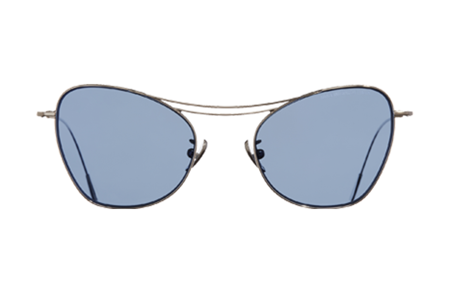 Lunettes de soleil 1307 - , Cutler&Gross, Papillon , de couleur Argentée .