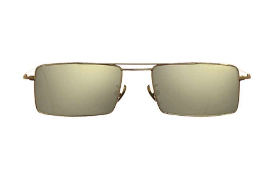 Lunettes de soleil 1308 - , Cutler&Gross, Rectangle , de couleur Dorée .