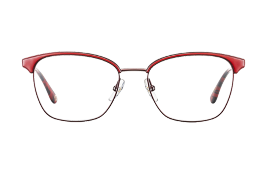 Lunettes de vue FIORDL - , Etnia Barcelona, Carrée Papillon, de couleur Noir Rouge.