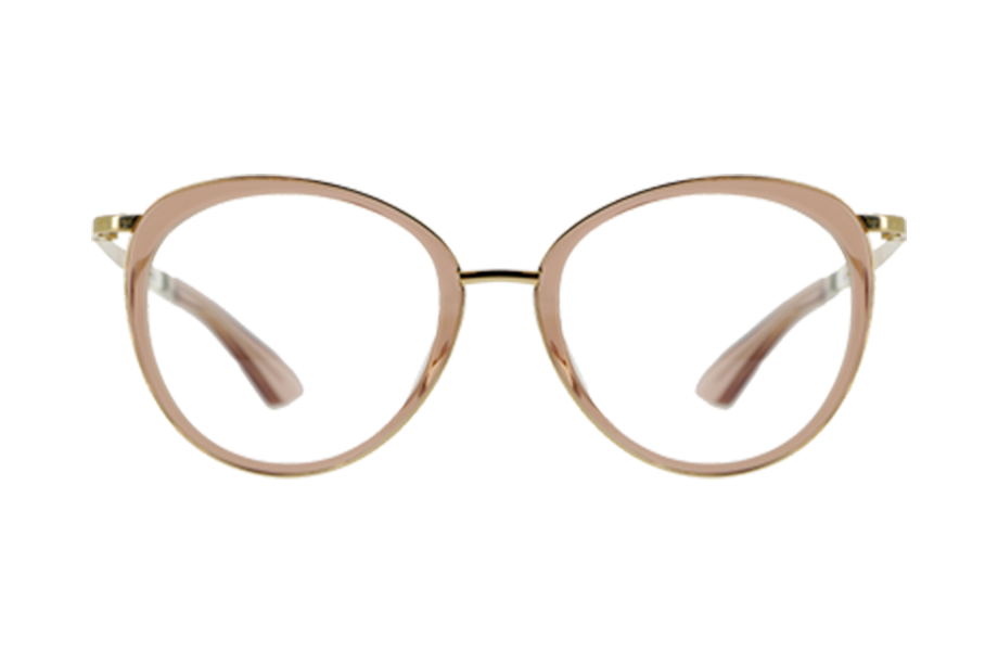 Lunettes de vue 5010J - , Emmanuel Khan, Pantos Papillon, de couleur Crème Dorée.