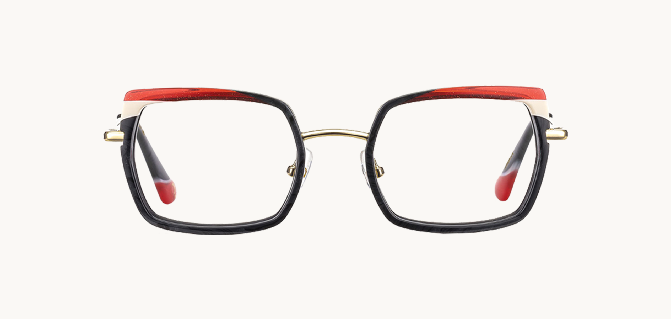 Lunettes de vue GRANAR - , Etnia Barcelona, Rectangle Papillon, de couleur Noir Blanc.