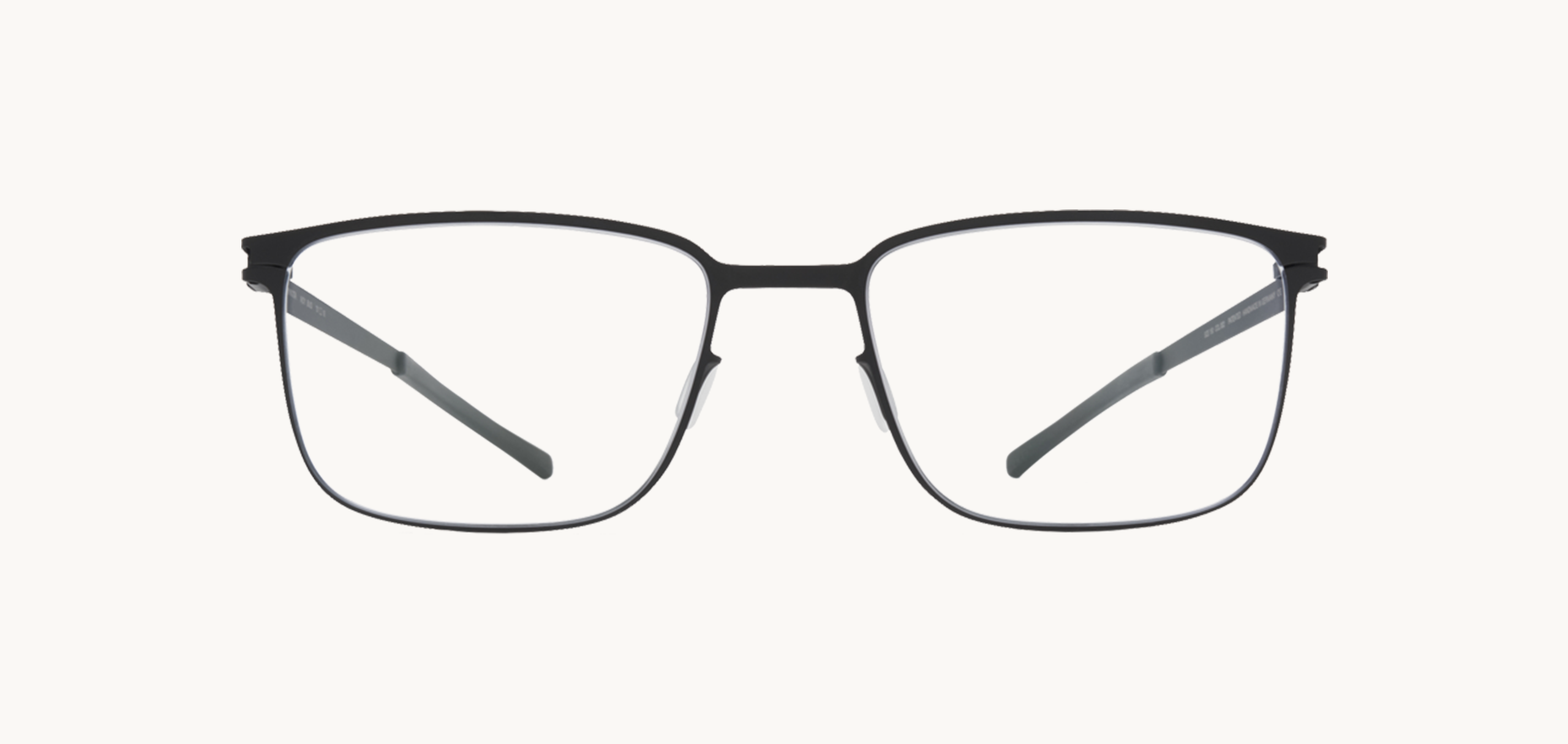 Lunettes de vue Bud - , Mykita, Rectangle , de couleur Noir .