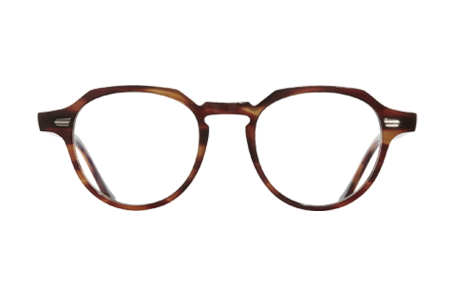 Lunettes de vue 1313 - , Cutler&Gross, Pantos , de couleur Ecaille foncée Marron.