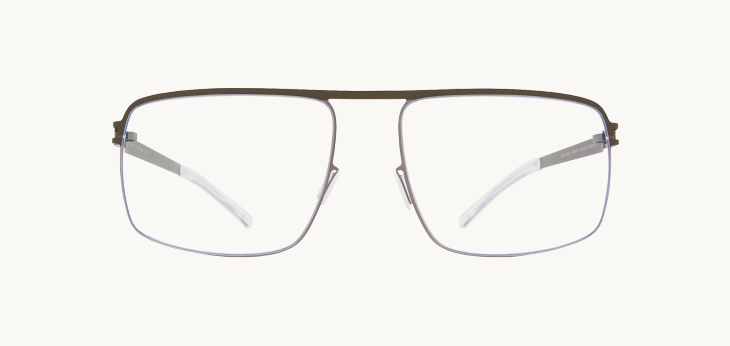 Lunettes de vue Stevan - , Mykita, Rectangle , de couleur Vert Gris.