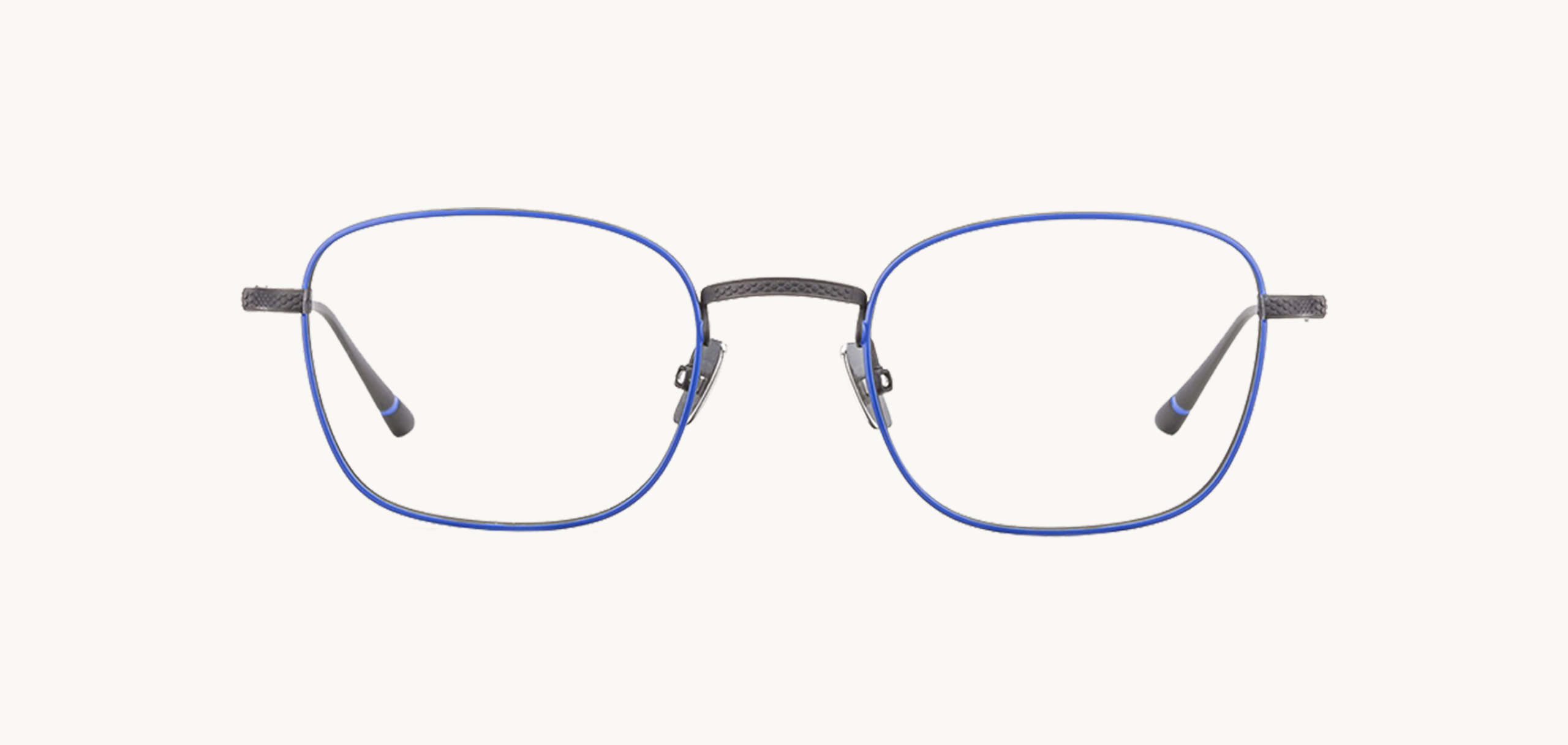 Lunettes de vue HARROW - , Etnia Barcelona, Carrée Rectangle, de couleur Bleu Noir.