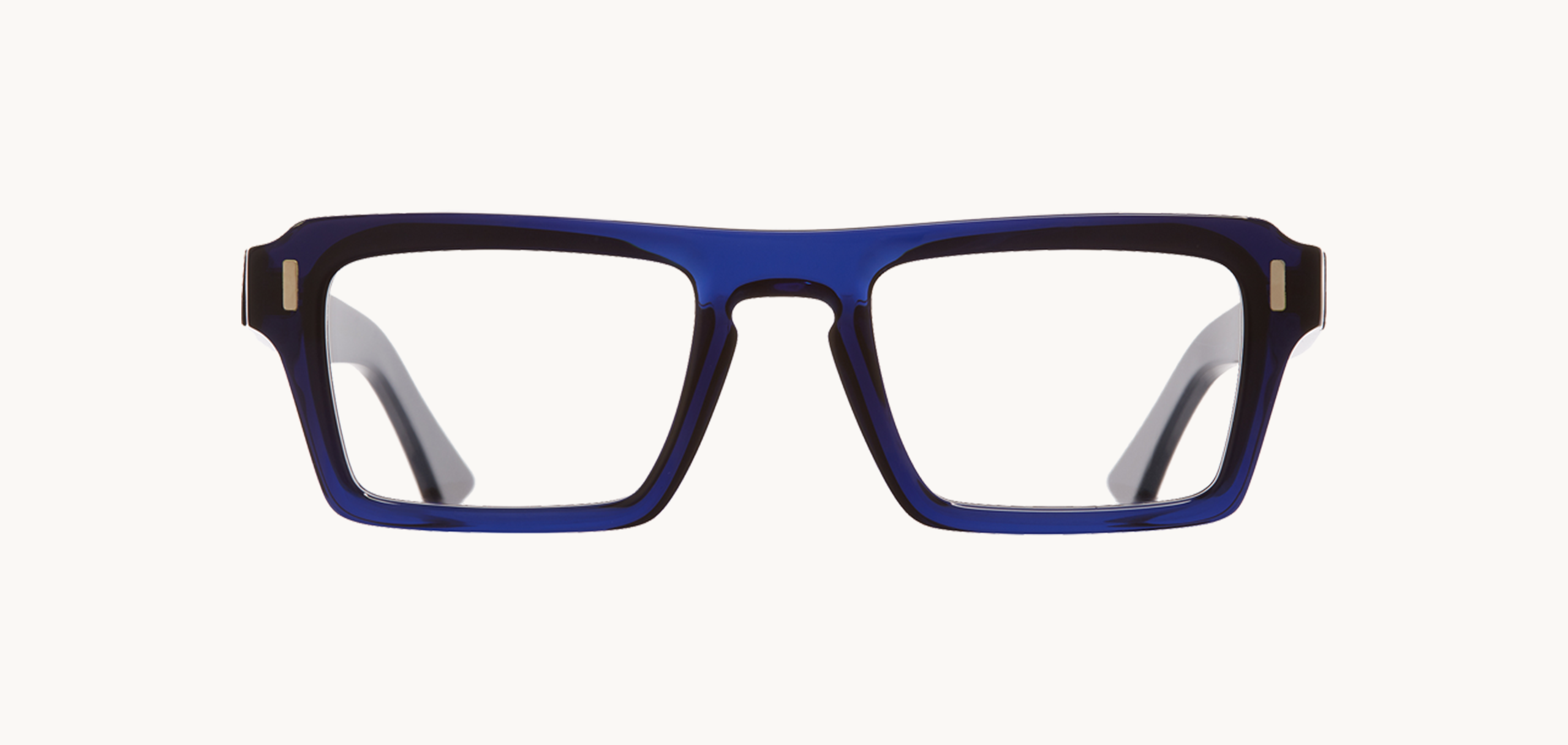 Lunettes de vue 1318 - , Cutler&Gross, Rectangle , de couleur Transparent Bleu.