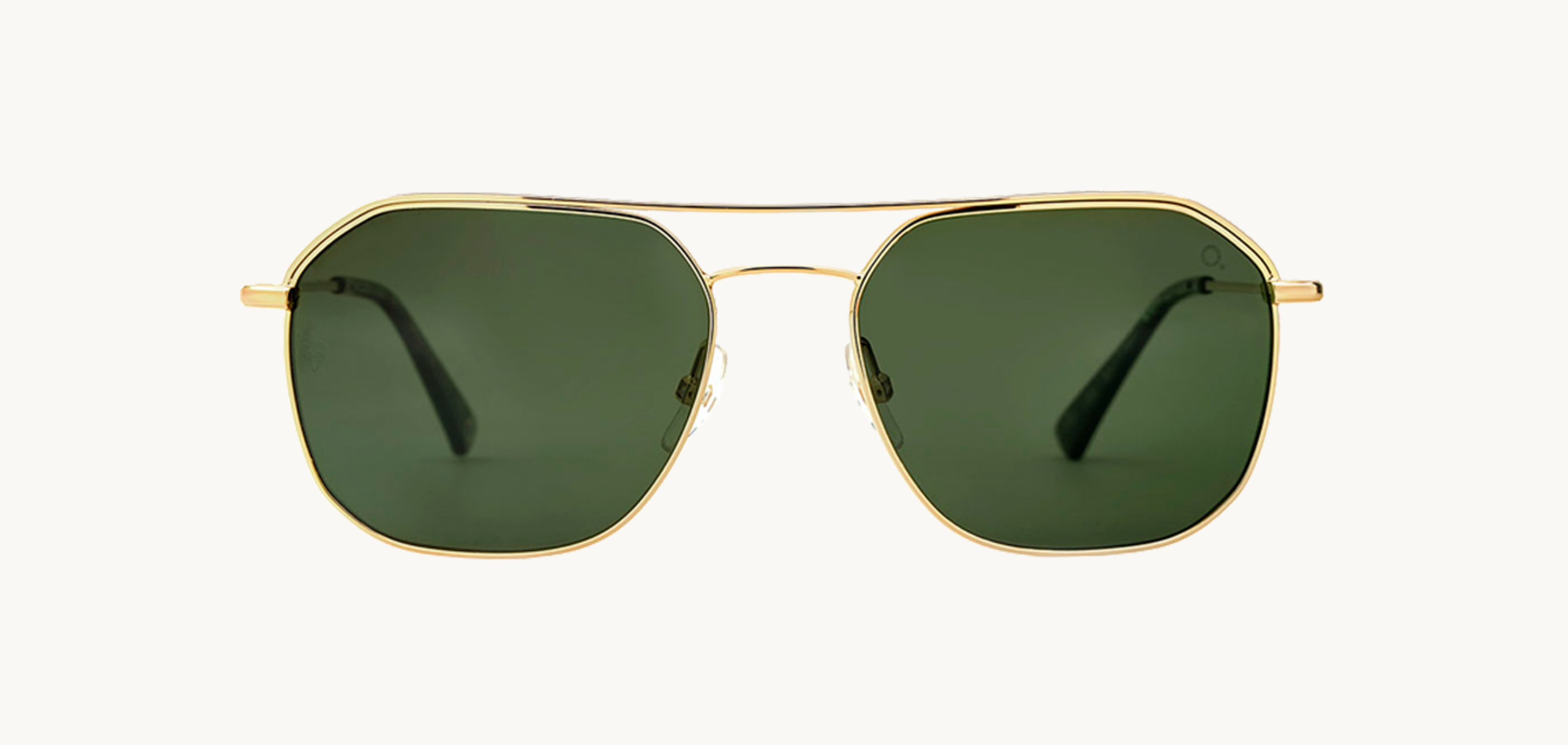 Lunettes de soleil IMOLA - , Etnia Barcelona, Hexagonale Pilote, de couleur Vert Dorée.