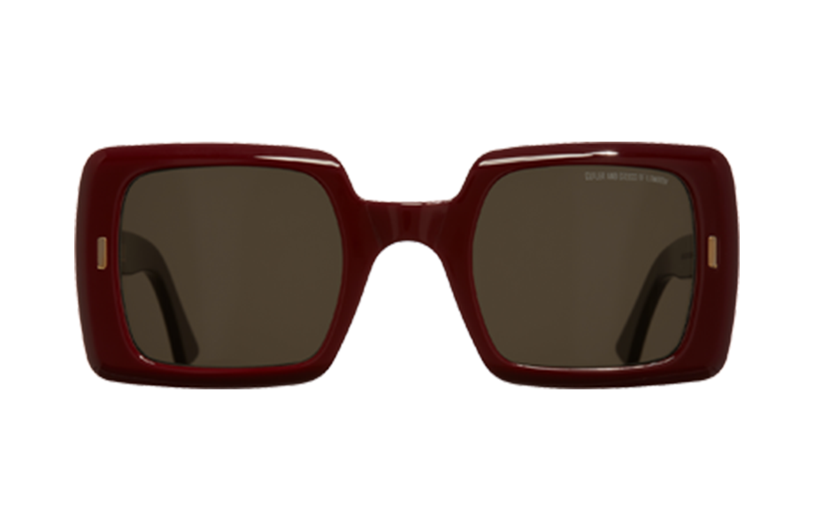 Lunettes de soleil 1326 - , Cutler&Gross, Carrée , de couleur Rouge .