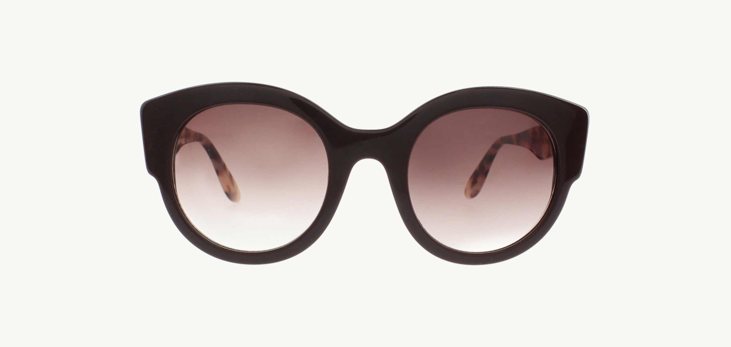 Lunettes de soleil 6510N - , Emmanuel Khan, Papillon , de couleur Noir Rose.