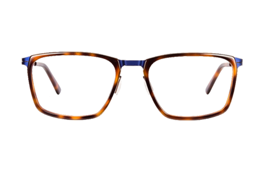 Lunettes de vue KAUNAS - , Etnia Barcelona, Rectangle , de couleur Bleu Ecaille foncée.