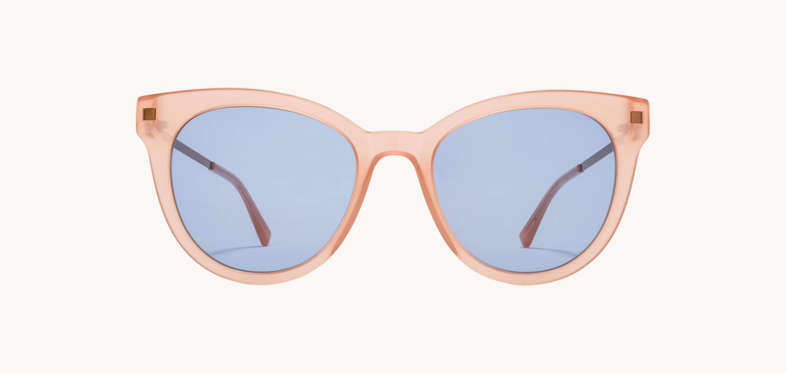 Lunettes de soleil Anik - , Mykita, Papillon , de couleur Transparent Rose.