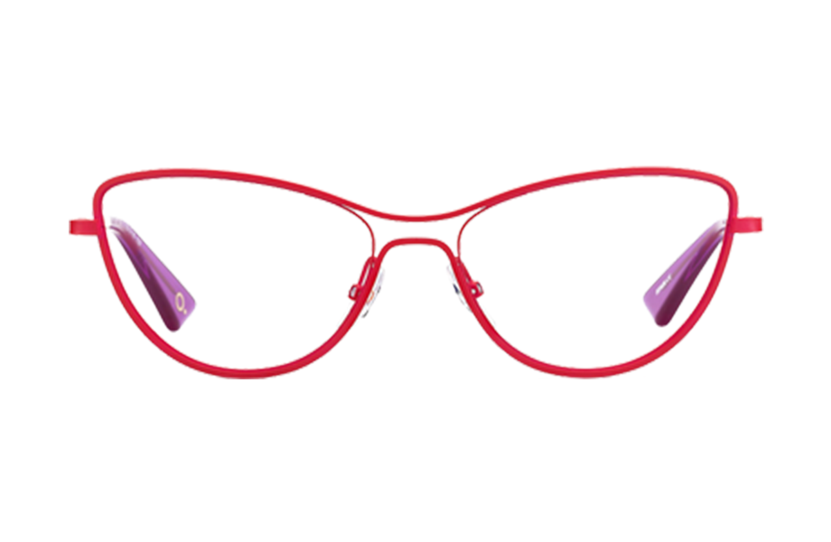 Lunettes de vue KOENJI - , Etnia Barcelona, Ovale Papillon, de couleur Rouge .