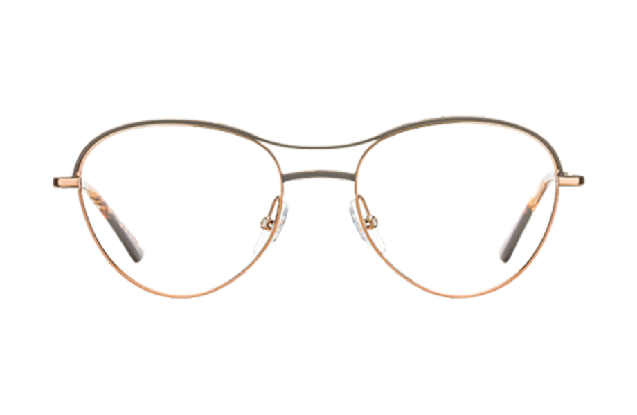 Lunettes de vue LIDA - , Etnia Barcelona, Papillon Pilote, de couleur Cuivre Marron.