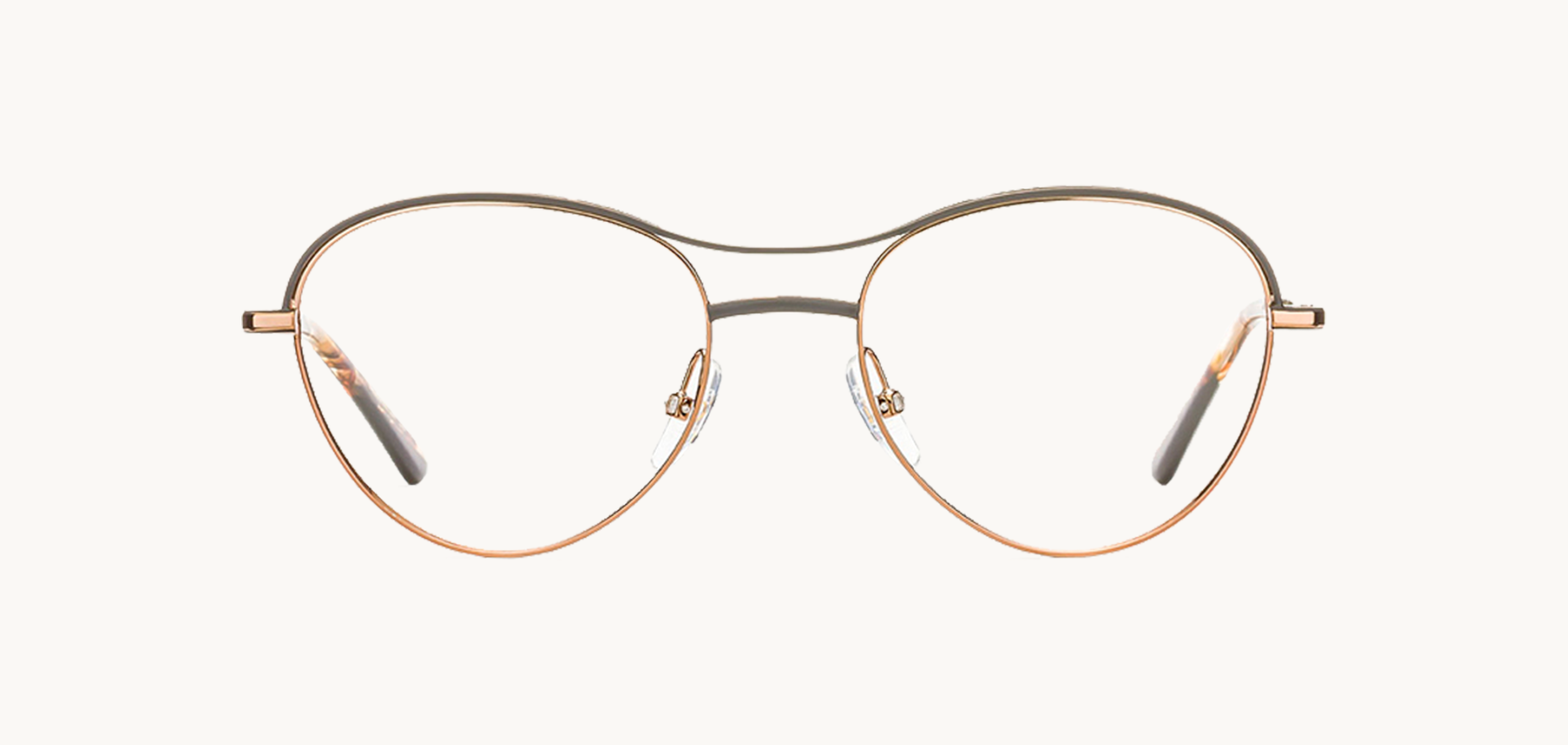 Lunettes de vue LIDA - , Etnia Barcelona, Papillon Pilote, de couleur Cuivre Marron.