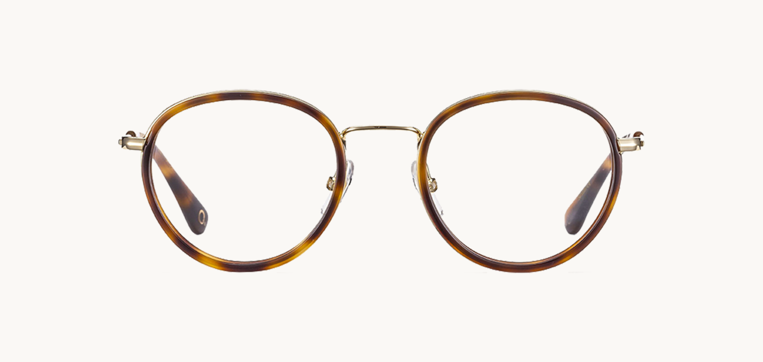 Lunettes de vue LITTLE - , Etnia Barcelona, Ronde Pantos, de couleur Ecaille foncée Dorée.