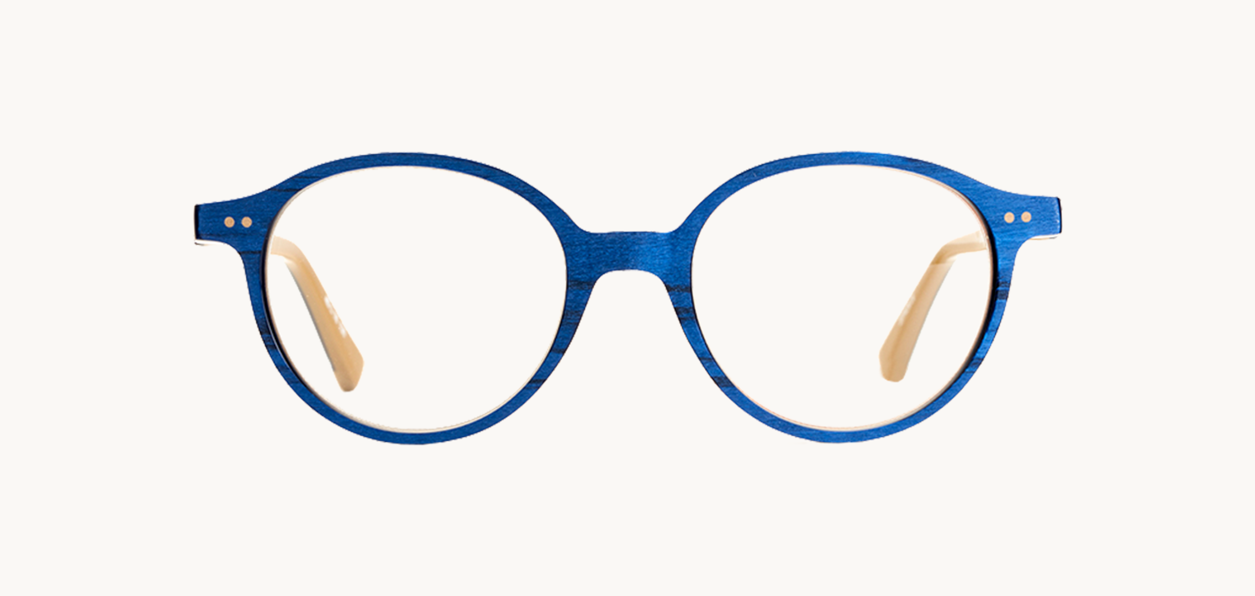 Lunettes de vue MIKA - , Etnia Barcelona, Ovale , de couleur Bleu Crème.