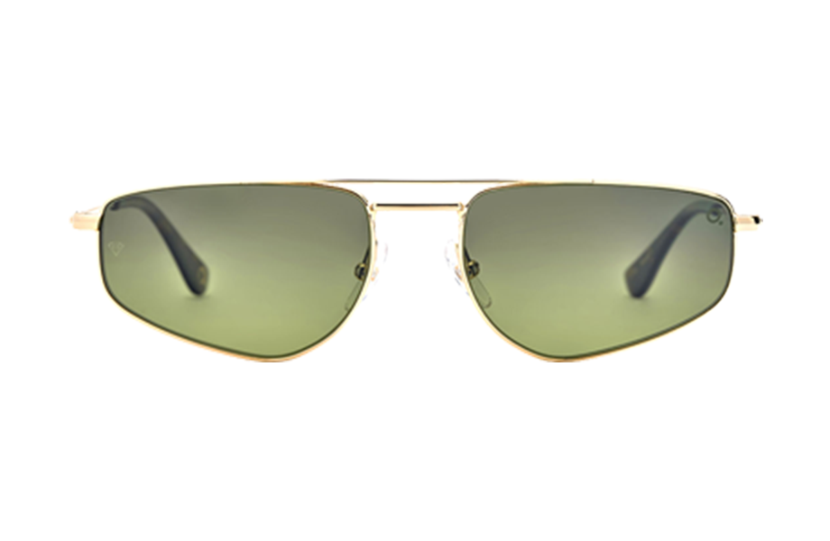 Lunettes de soleil MOJAVE - , Etnia Barcelona, Pilote Rectangle, de couleur Dorée .