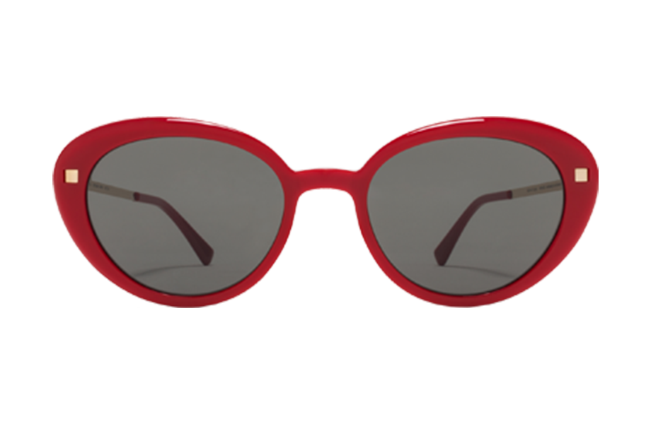 Lunettes de soleil Luava - , Mykita, Papillon , de couleur Rouge Dorée.