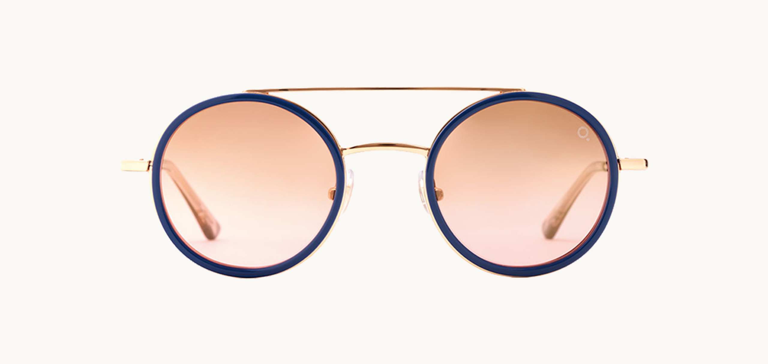 Lunettes de soleil MONTI - , Etnia Barcelona, Ronde Pilote, de couleur Cuivre Bleu.