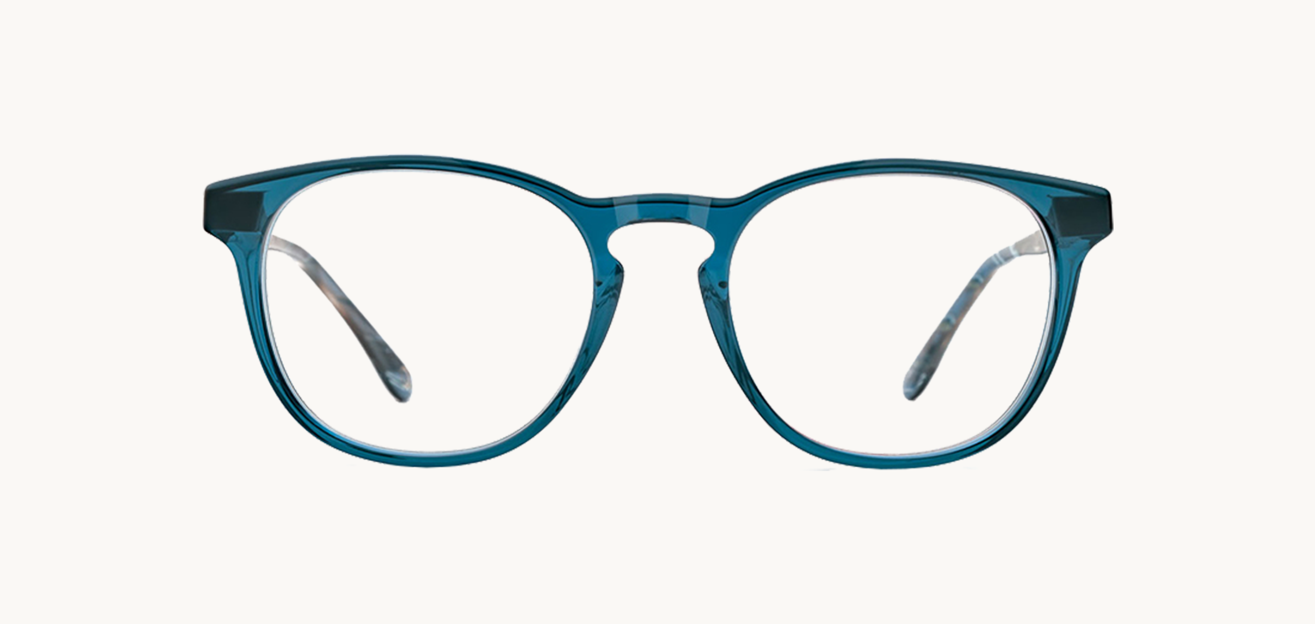 Lunettes de vue PHILAD - , Etnia Barcelona, Carrée Pantos, de couleur Bleu Transparent.