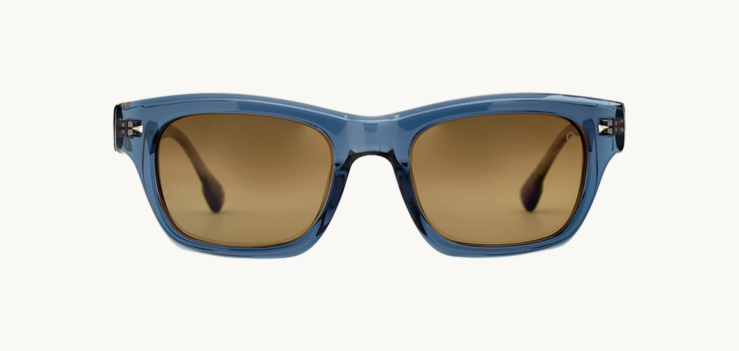 Lunettes de soleil PIER59 - , Etnia Barcelona, Rectangle , de couleur Bleu Transparent.