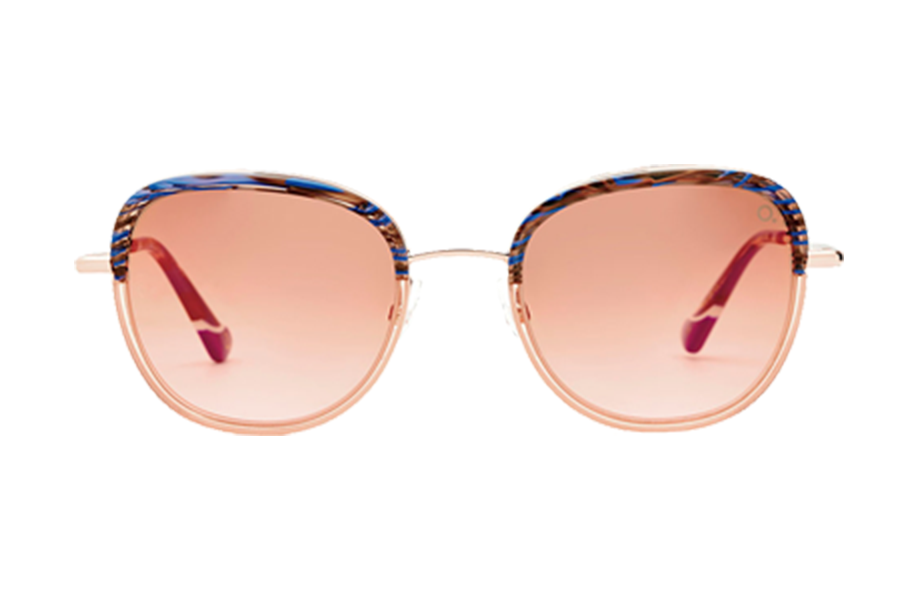 Lunettes de soleil QUERET - , Etnia Barcelona, Papillon , de couleur Rose Bleu.