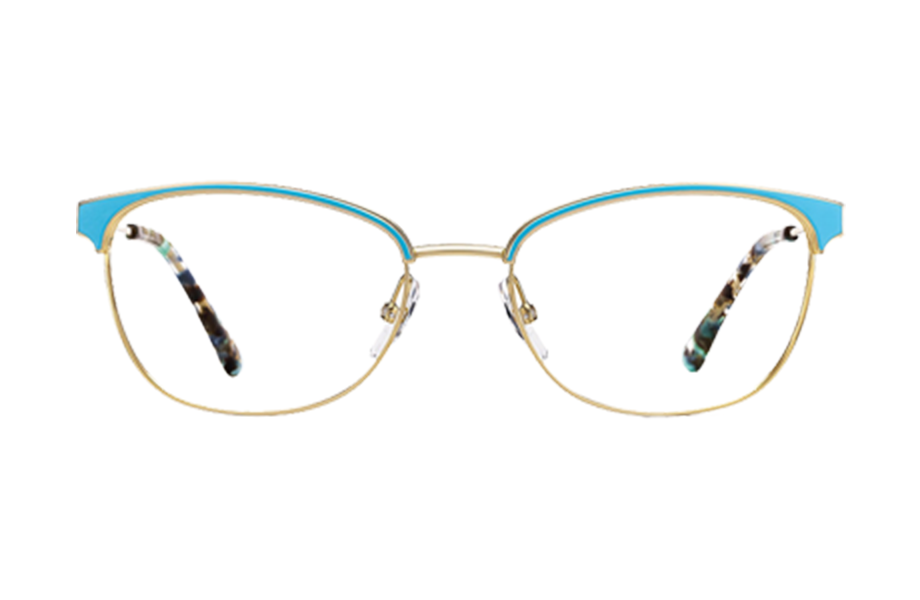 Lunettes de vue ROYAL - , Etnia Barcelona, Papillon , de couleur Dorée Bleu.