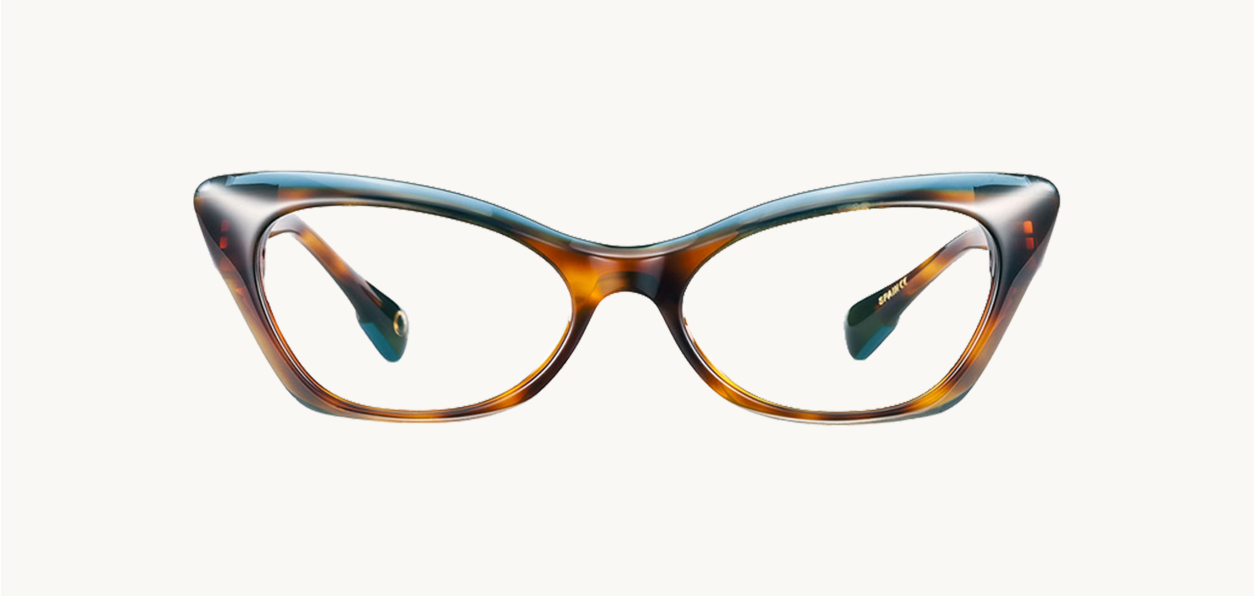 Lunettes de vue S_GERM - , Etnia Barcelona, Papillon , de couleur Ecaille foncée Bleu.