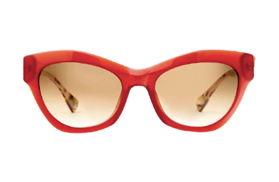 Lunettes de soleil STMORI - , Etnia Barcelona, Papillon , de couleur Rouge .