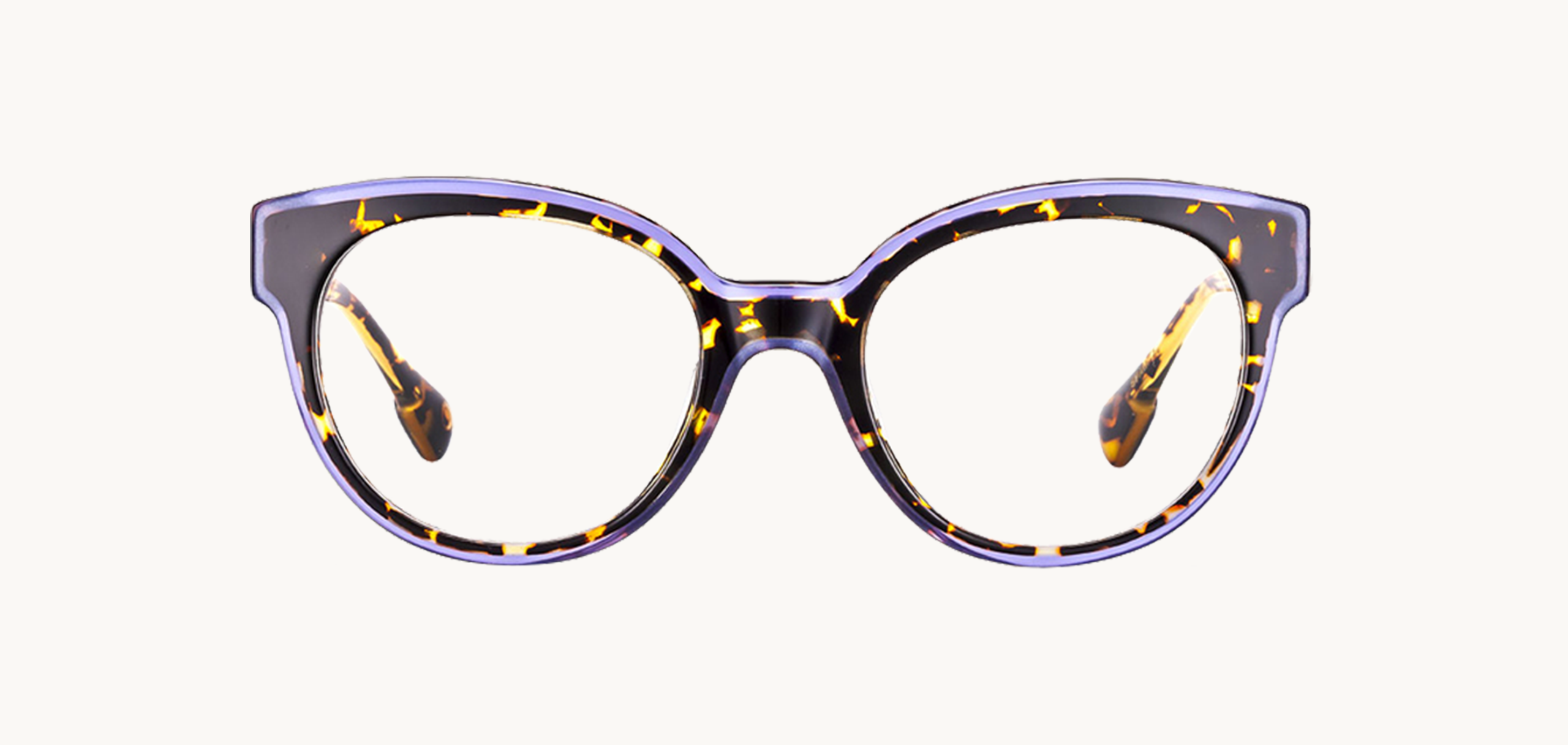 Lunettes de vue TUILER - , Etnia Barcelona, Papillon Ovale, de couleur Violet Ecaille foncée.